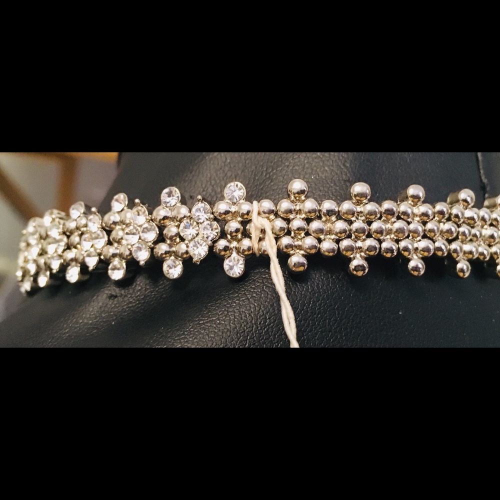 NineWest Rhinestone adjustable Choker - Picture 4 of 5